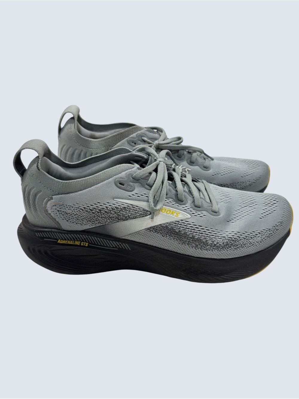 Brooks Adrenaline GTS 25 Nitrogen Injected Gray Running Shoes Mens 10 Medium - Picture 4 of 12